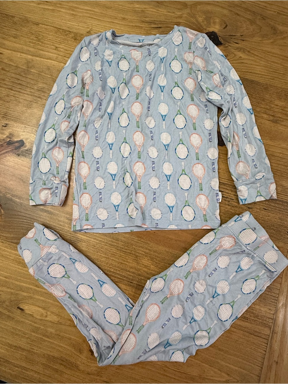 Uptown Baby 2-Piece Tennis Racket Pajamas